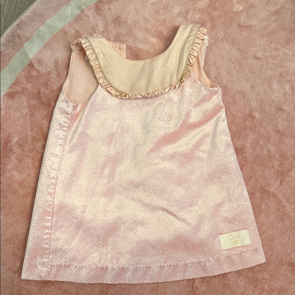 Dior Light Pink Ruffle Dress